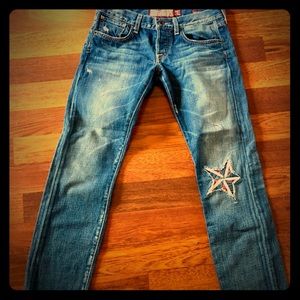 Lucky Brand jeans embroidered